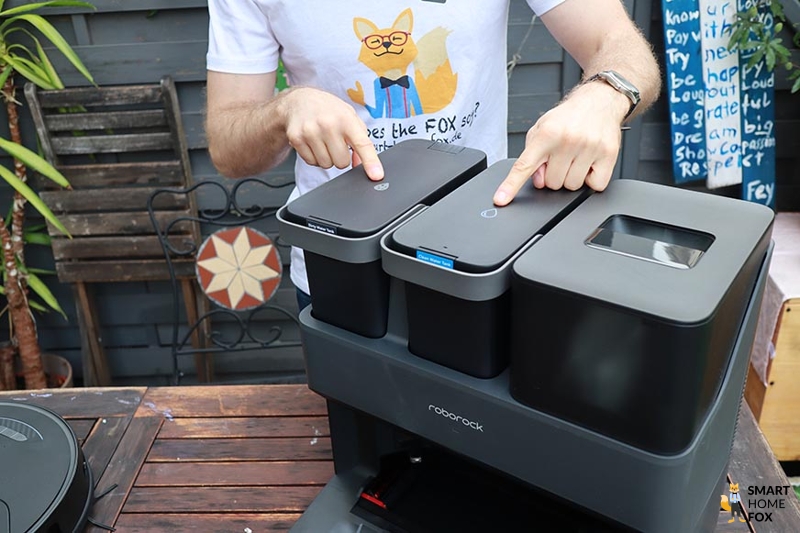 Резервуар для грязной воды Roborock S7 MaxV Ultra крупным планом